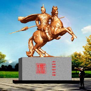 龍山景區雕塑《衛青》
